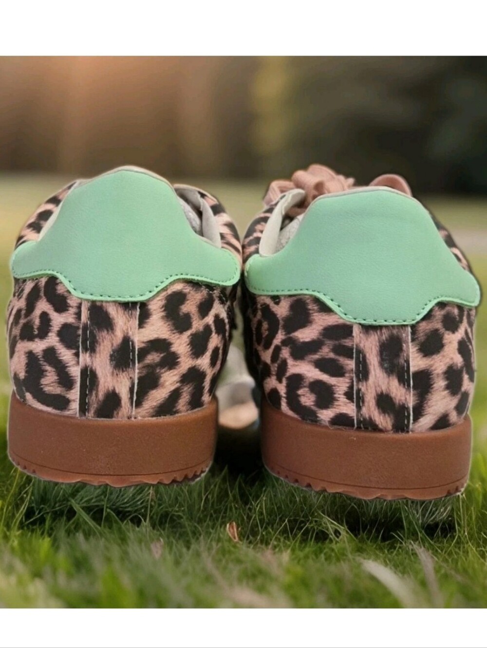 Steve Madden Nirvanna Leopard Print Sneakers Women Size 9.5 New - Picture 2 of 6